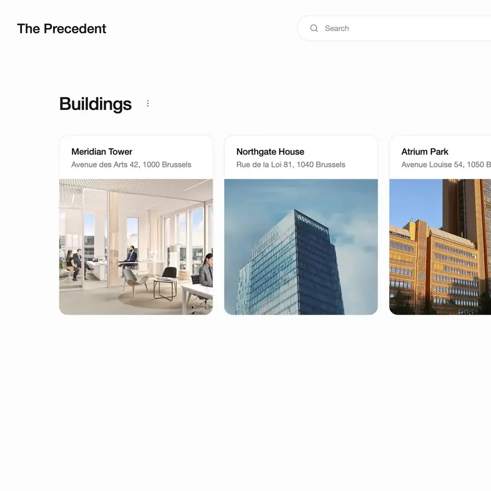 Several buildings managed from one Nook workspace